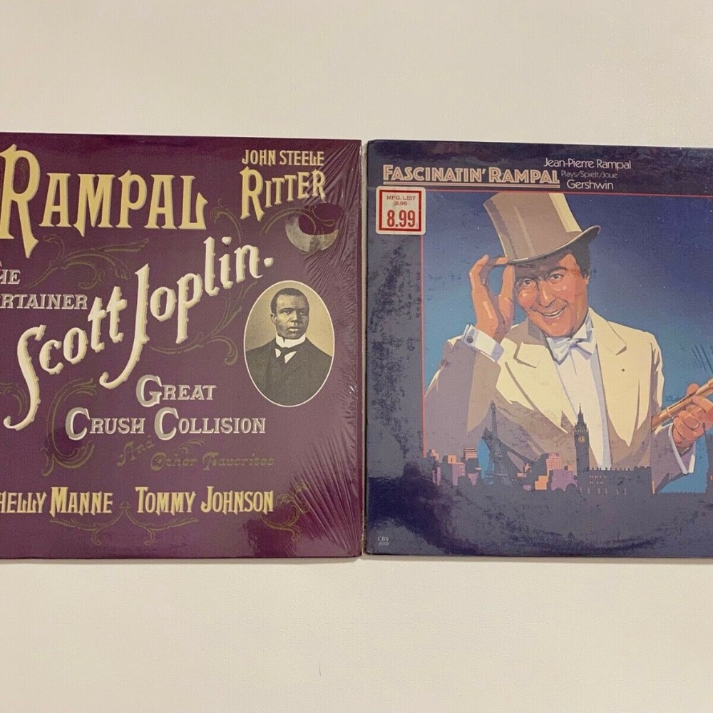 Jean Pierre Rampal Fascinatin Rampal Gershwin Scott Joplin Entertainer LP EX